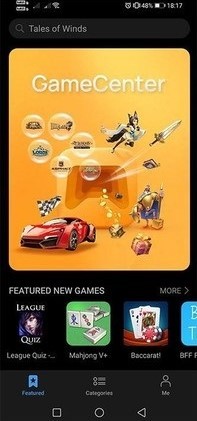 AΑģHUAWEI GameCenter֙C(j)؈D