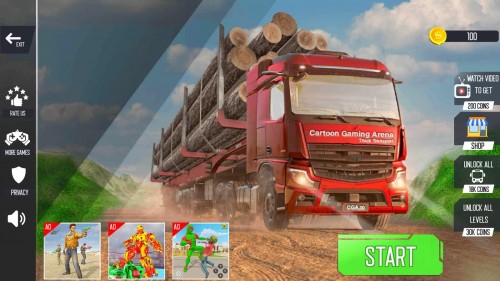 ؛ԽҰ\ݔ܇Cargo Offroad Transport Truck؈D
