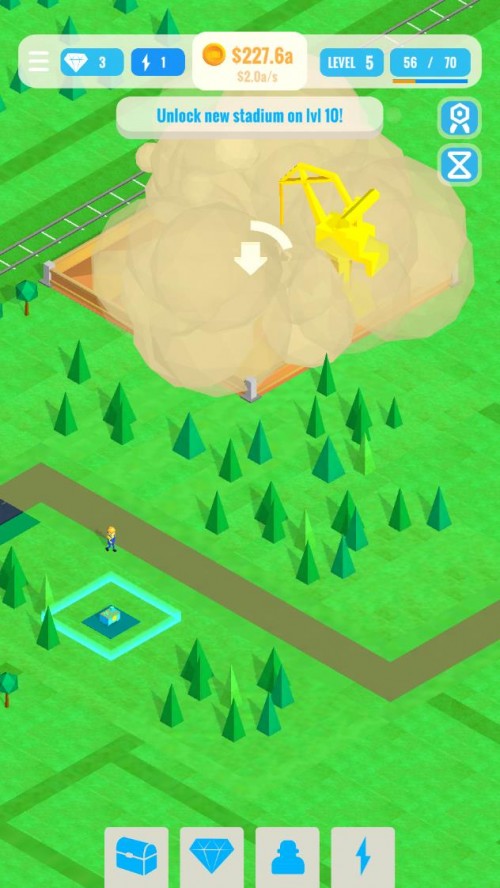 ewO(sh) ֙C(j)棨Idle Stadium Builder؈D