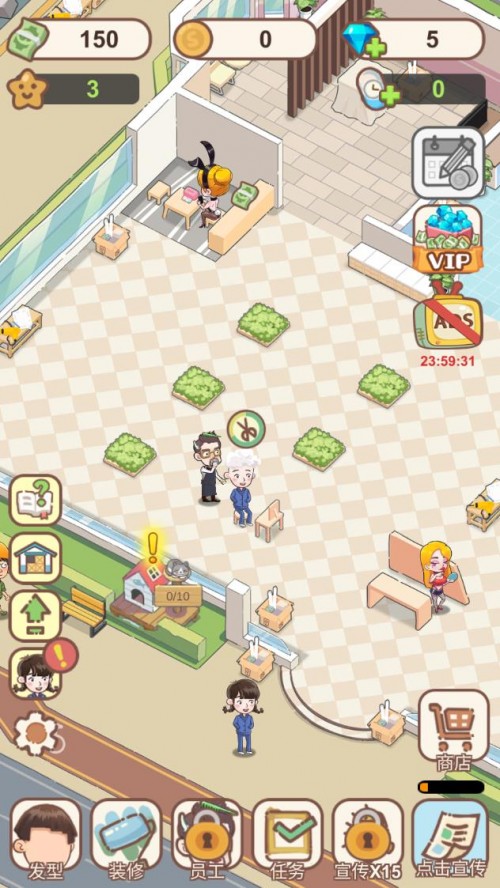 l(f)ɳࣨIdle Hair Salon Tycoon؈D